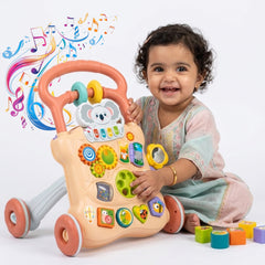 Children's walking bike - pink
