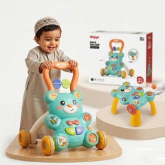 2-in-1 walker and ride-on - bear