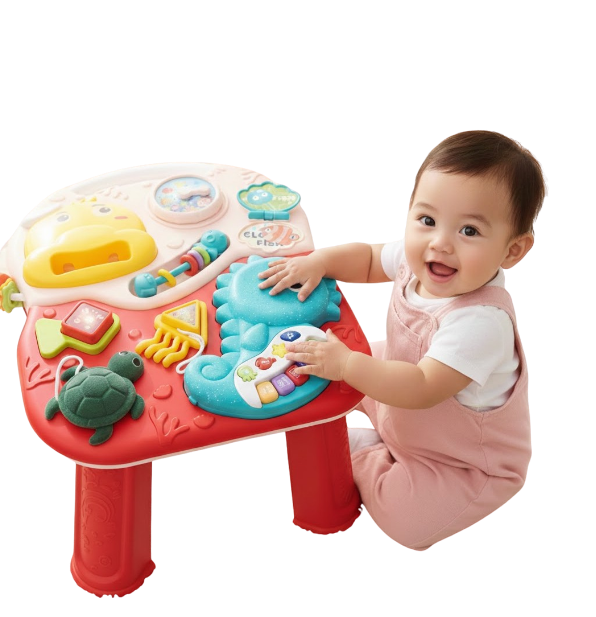 2 in 1 Educational Table Pink