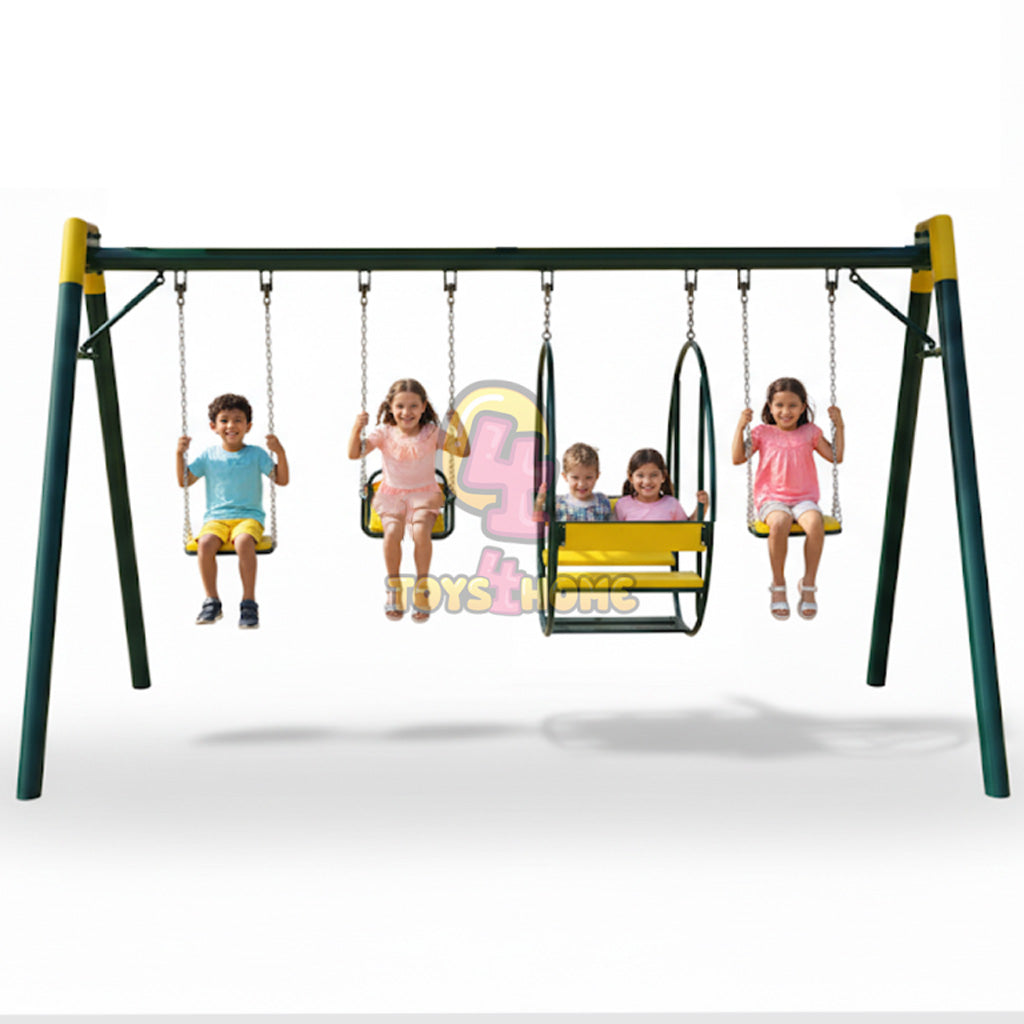 3 Inch Iron Swing 4 Games without Canopy
