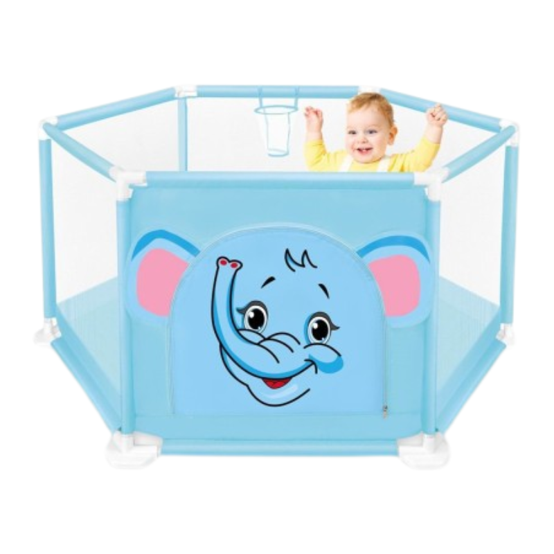 Child Playpen with 50 Balls Blue