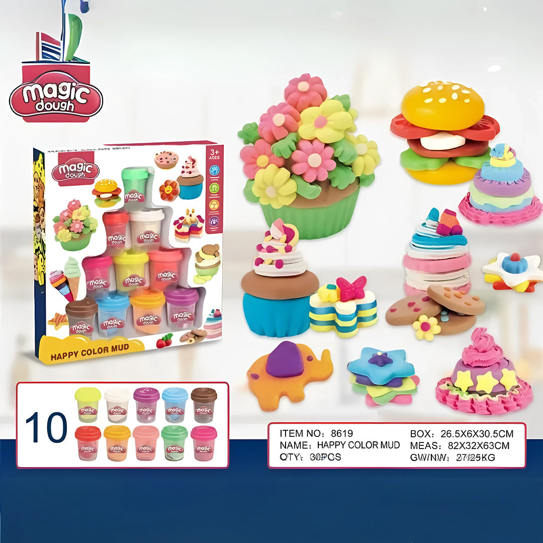 10 Pieces Clay