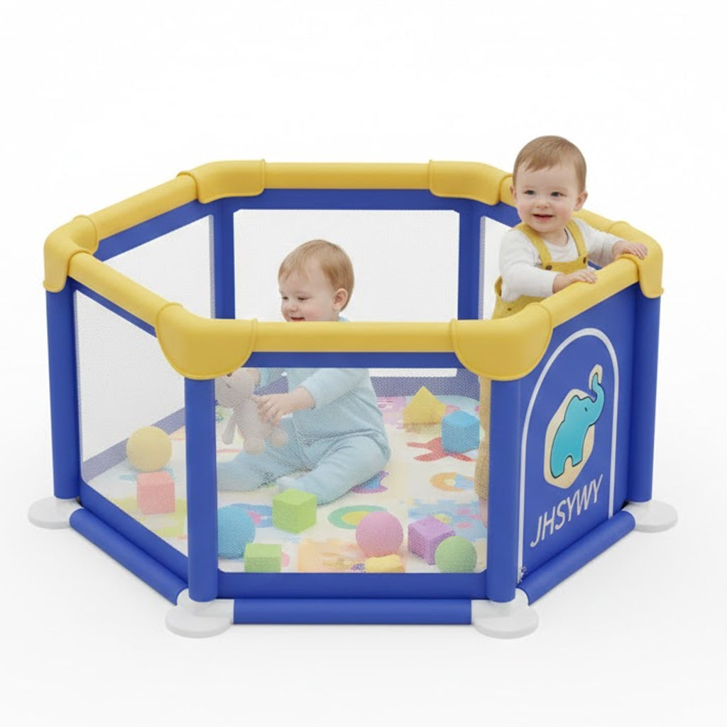 Baby barrier with 30 balls - Blue