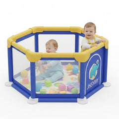 Baby barrier with 30 balls - Blue