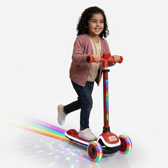 Illuminated scooter - RED