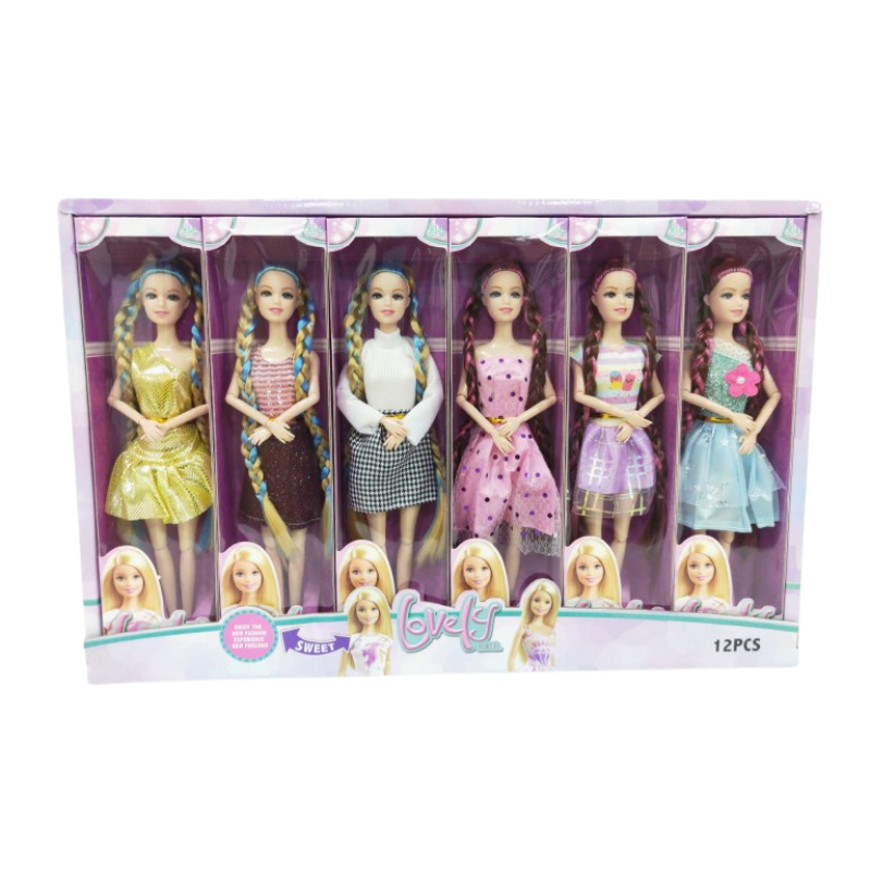 12 in 1 Dolls Set
