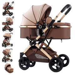 Kids Stroller Brown