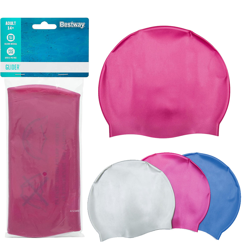 GLIDER SWIM CAP-PINK