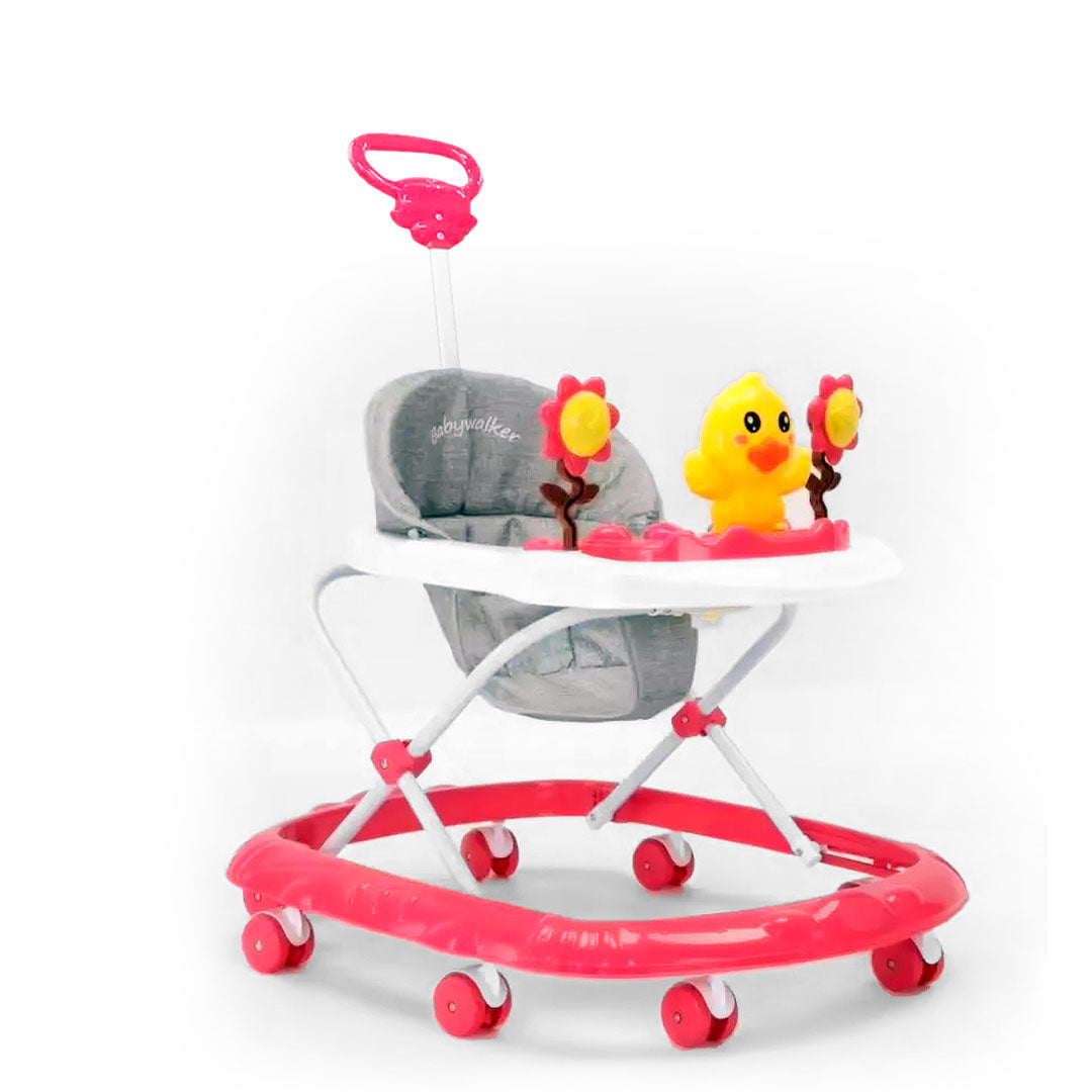 Kids Walker with Sticks Pink