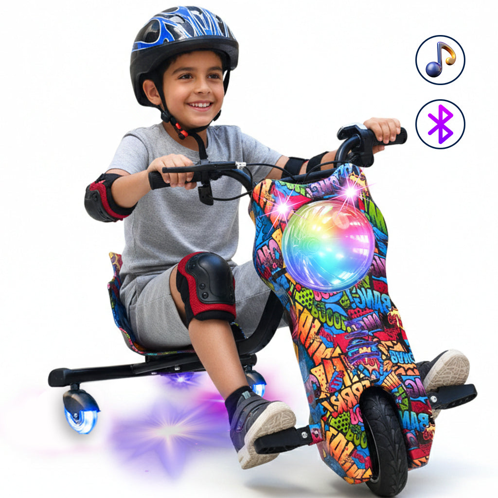 Large 36V Drift Scooter - letters