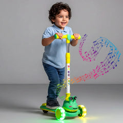 Light up ant scooter  green