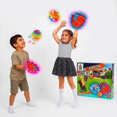 Light-up throw and catch game