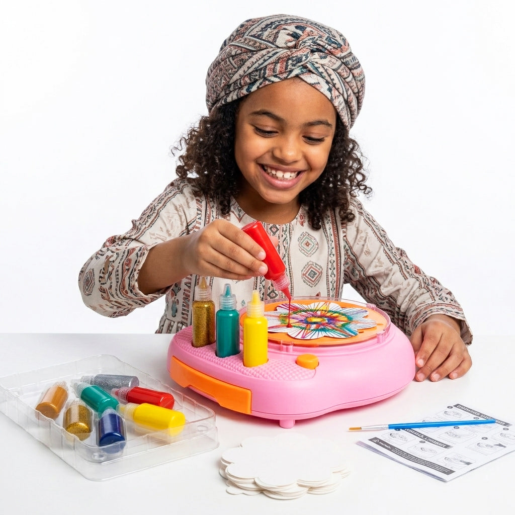 Rotary coloring device - pink
