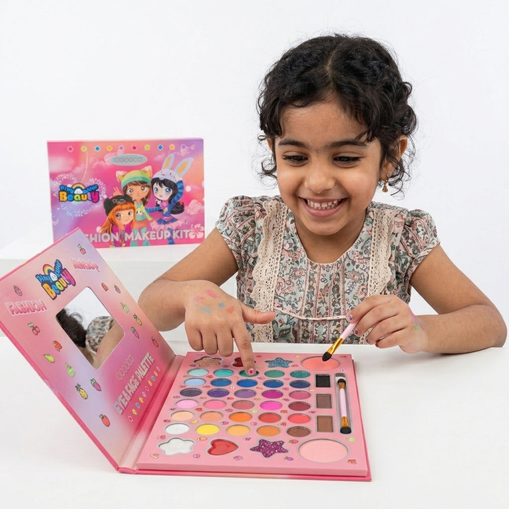 Real girls' makeup box
