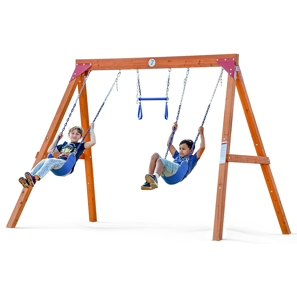 Swing and Ring Swing Set