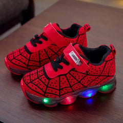 Spiderman Shoe Size 22 Red