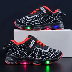 Spiderman Shoe Size 28 Black