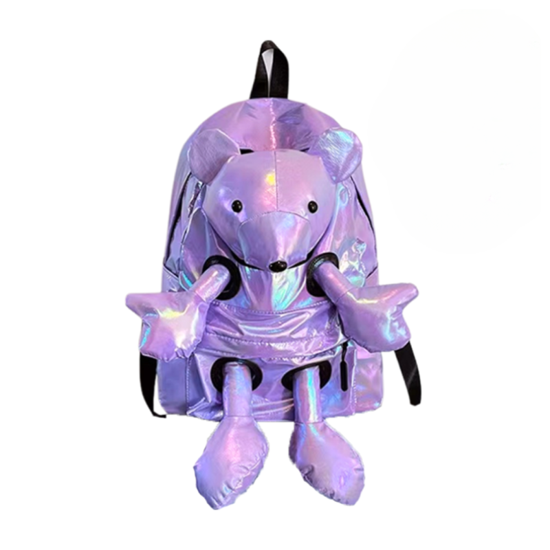 Teddy Backpack Purple