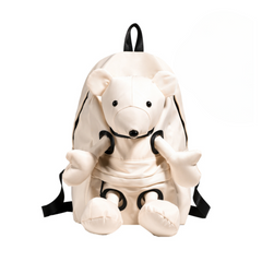 Teddy Backpack White
