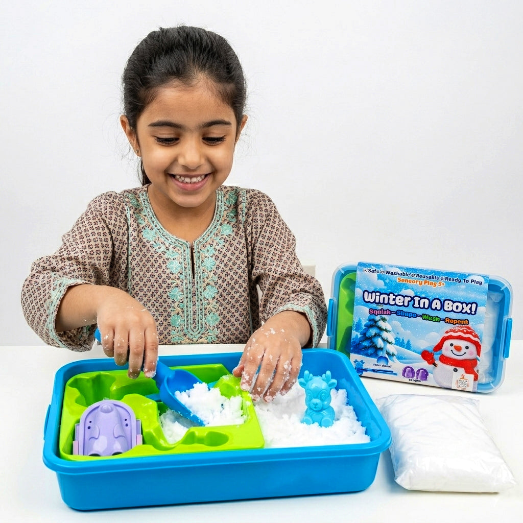 Snow sand box
