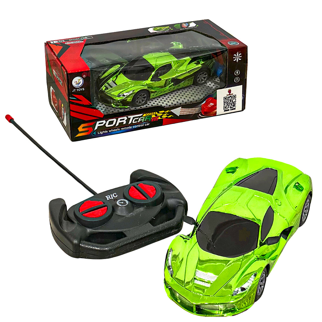 Sport Car with Remote Green