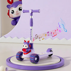 Three wheel scooter for kids  purple