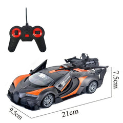 Sport car with remote - orange