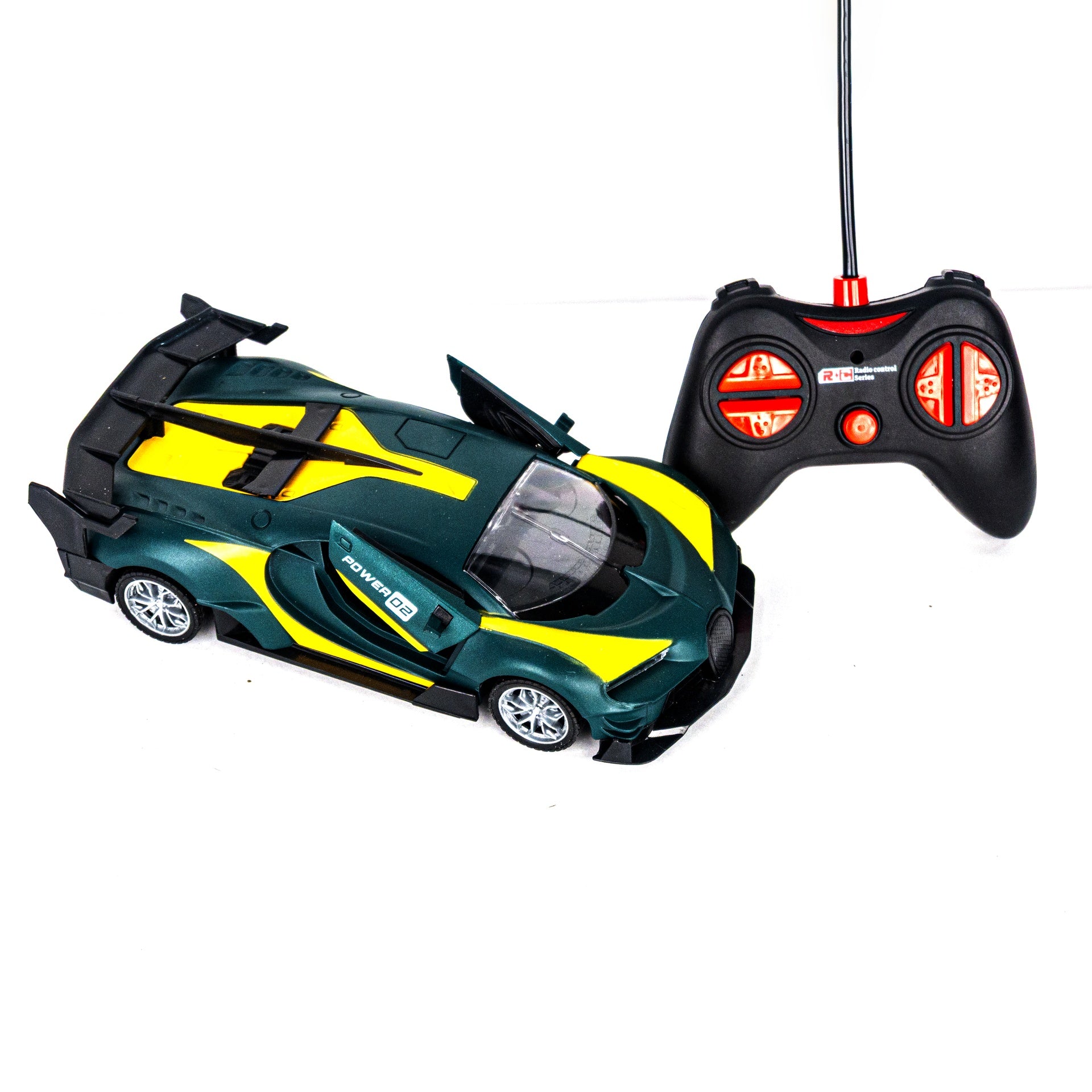 Sport car with remote - yellow