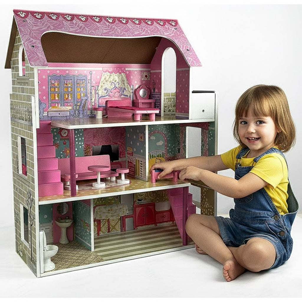 Wooden House with Tools