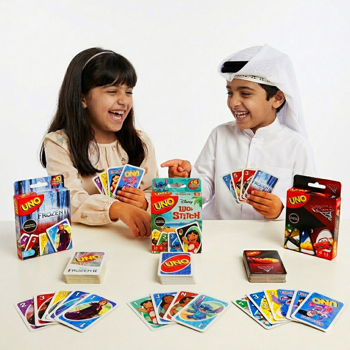 Uno paper characters