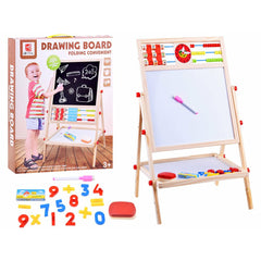 Wooden Whiteboard with Tools